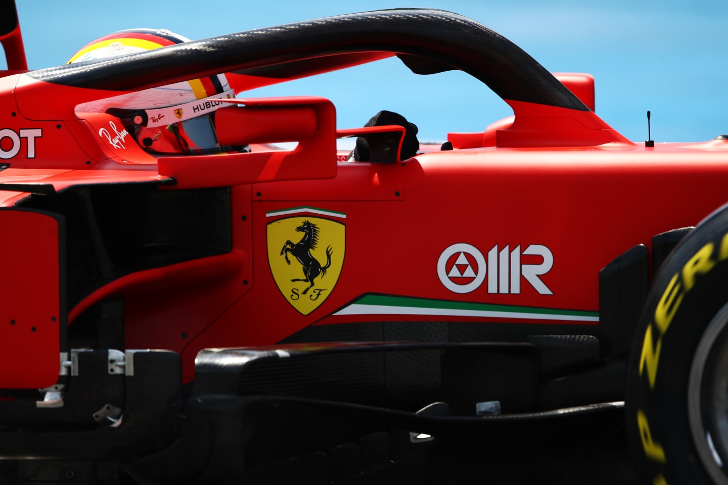 SPIELBERG, AUSTRIA - JULY 10: Sebastian Vettel of Germany driving the (5) Scuderia Ferrari SF1000