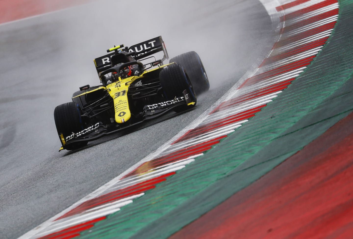 SPIELBERG, AUSTRIA - JULY 11: Esteban Ocon of France driving the (31) Renault Sport Formula One