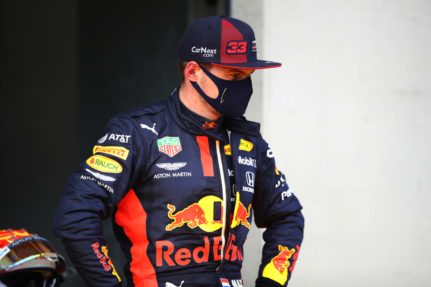 SPIELBERG, AUSTRIA - JULY 12: Second placed Max Verstappen of Netherlands and Red Bull Racing looks
