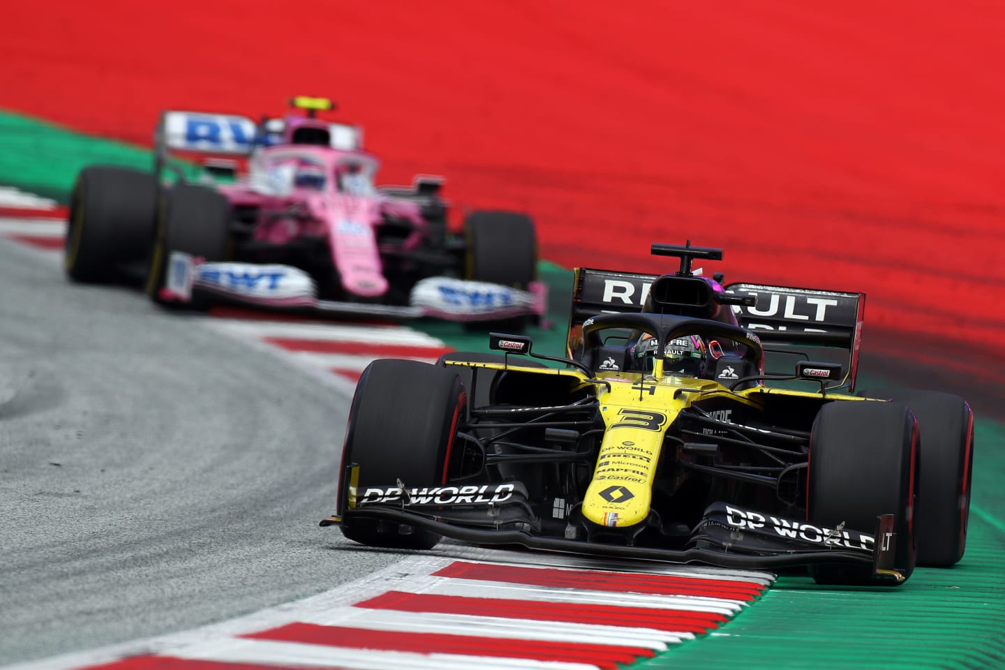 SPIELBERG, AUSTRIA - JULY 12: Daniel Ricciardo of Australia driving the (3) Renault Sport Formula