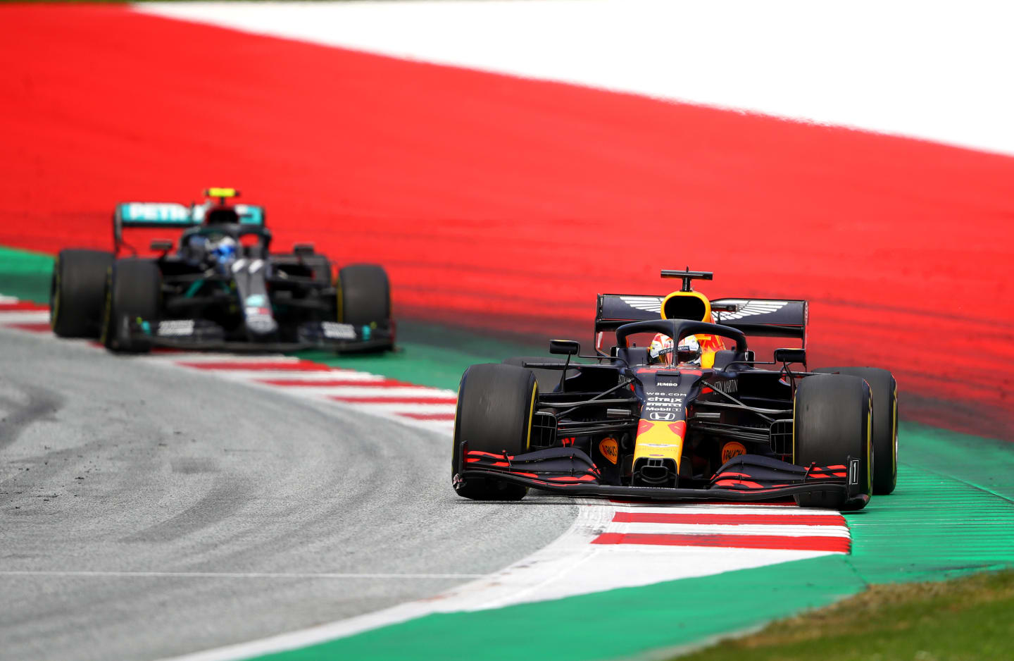 SPIELBERG, AUSTRIA - JULY 12: Max Verstappen of the Netherlands driving the (33) Aston Martin Red