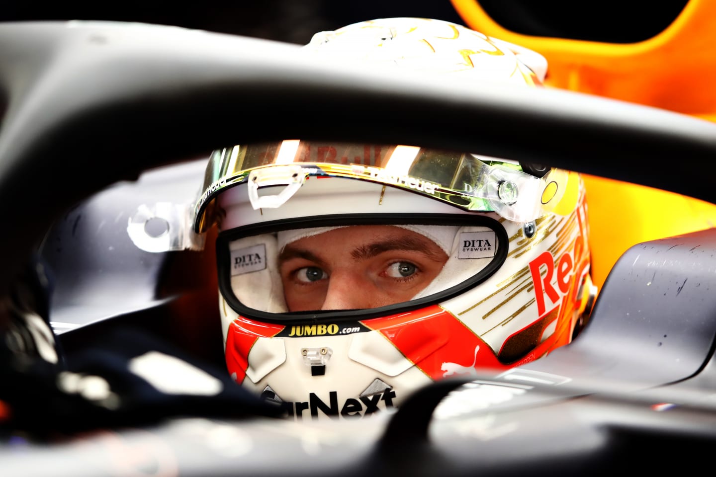 BARCELONA, SPAIN - FEBRUARY 28: Max Verstappen of Netherlands and Red Bull Racing prepares to drive