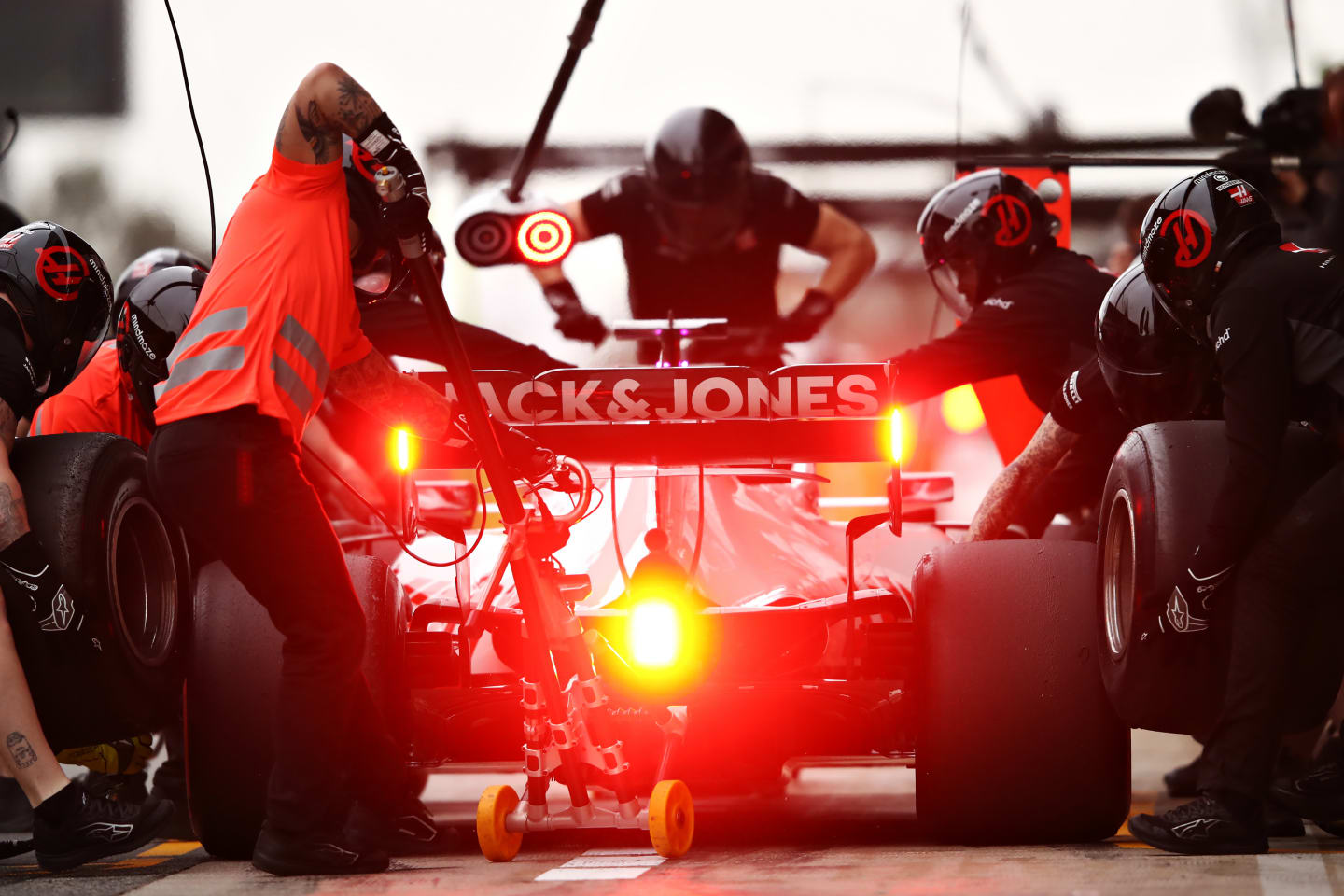 BARCELONA, SPAIN - FEBRUARY 28: Kevin Magnussen of Denmark driving the (20) Haas F1 Team VF-20