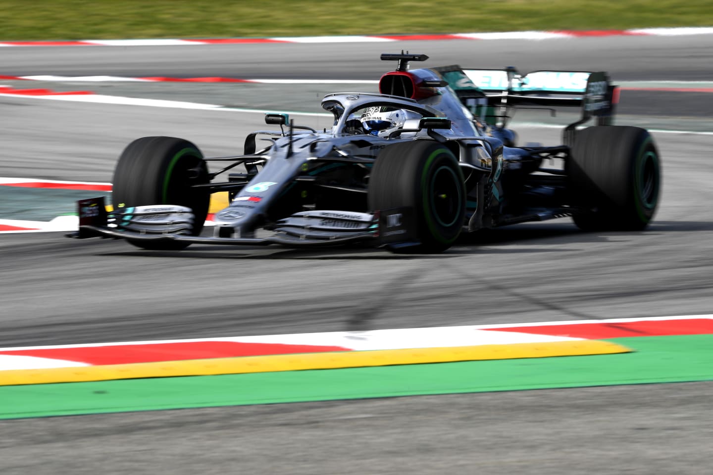 BARCELONA, SPAIN - FEBRUARY 27: Valtteri Bottas driving the (77) Mercedes AMG Petronas F1 Team