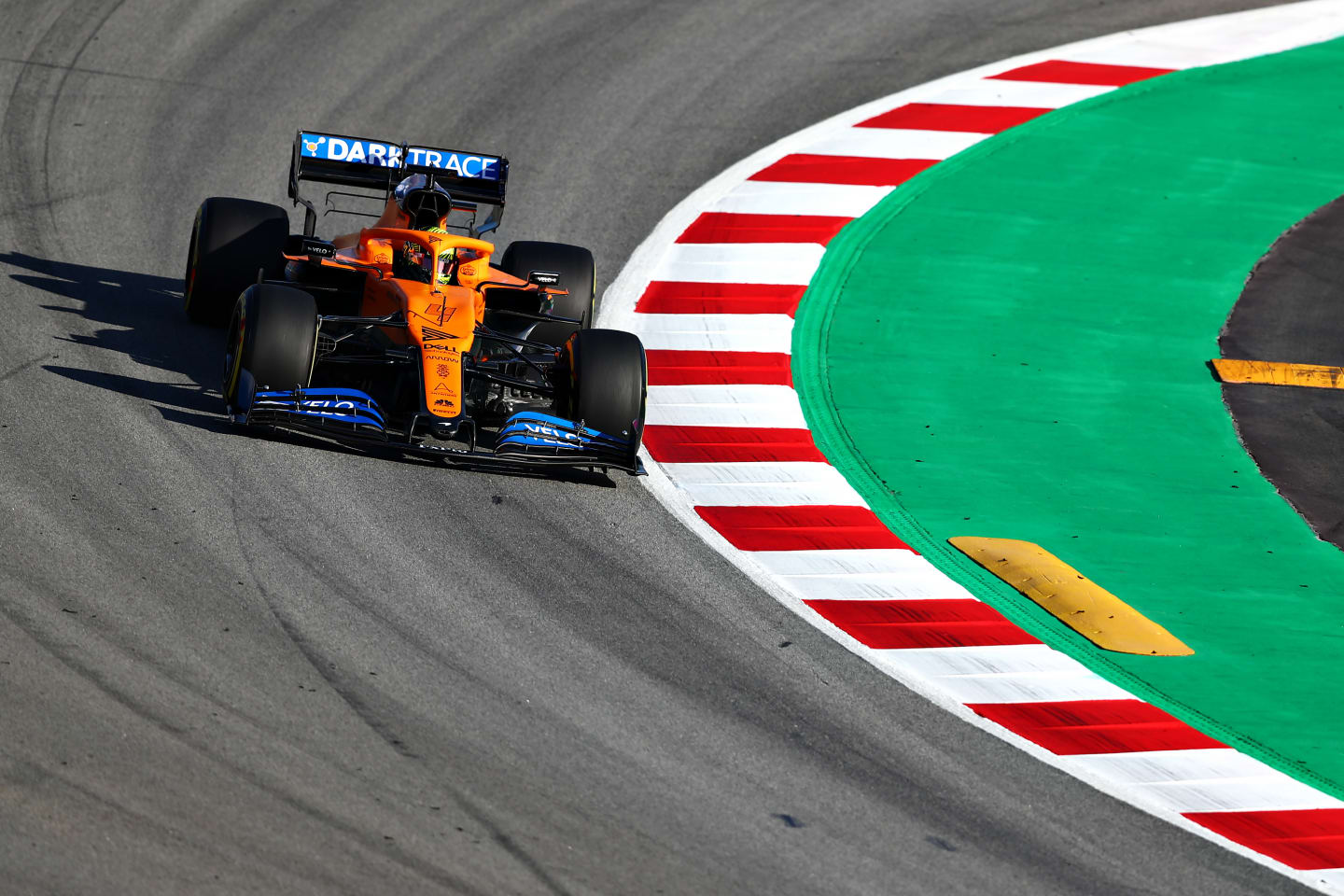 BARCELONA, SPAIN - FEBRUARY 27: Lando Norris of Great Britain driving the (4) McLaren F1 Team MCL35