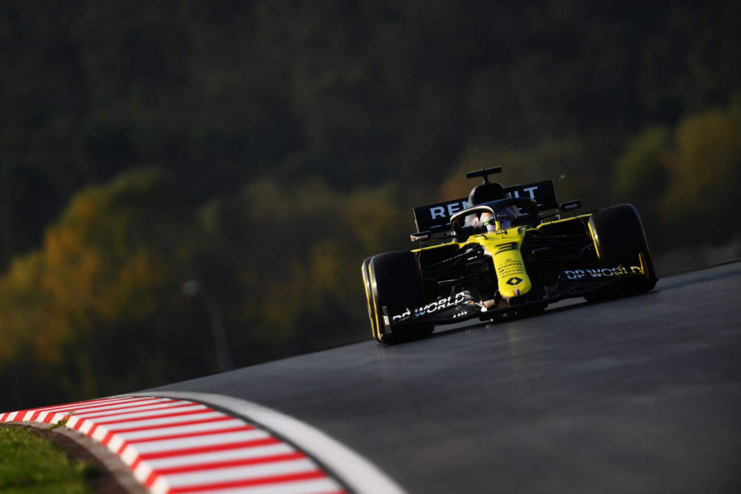 ISTANBUL, TURKEY - NOVEMBER 13: Daniel Ricciardo of Australia driving the (3) Renault Sport Formula One Team RS20 on track during practice ahead of the F1 Grand Prix of Turkey at Intercity Istanbul Park on November 13, 2020 in Istanbul, Turkey. (Photo by Clive Mason/Getty Images)