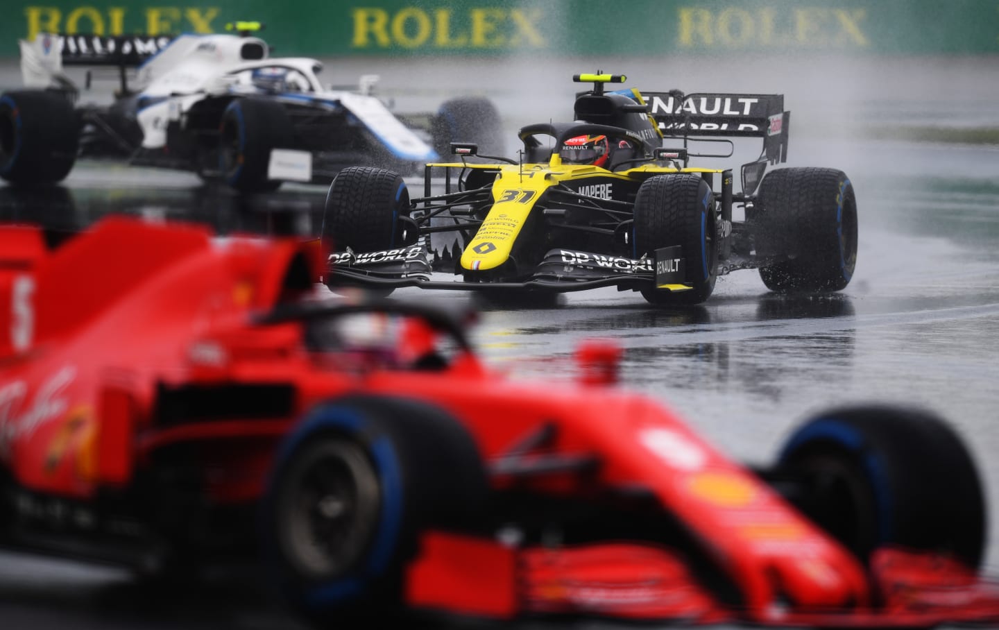 ISTANBUL, TURKEY - NOVEMBER 14: Esteban Ocon of France driving the (31) Renault Sport Formula One