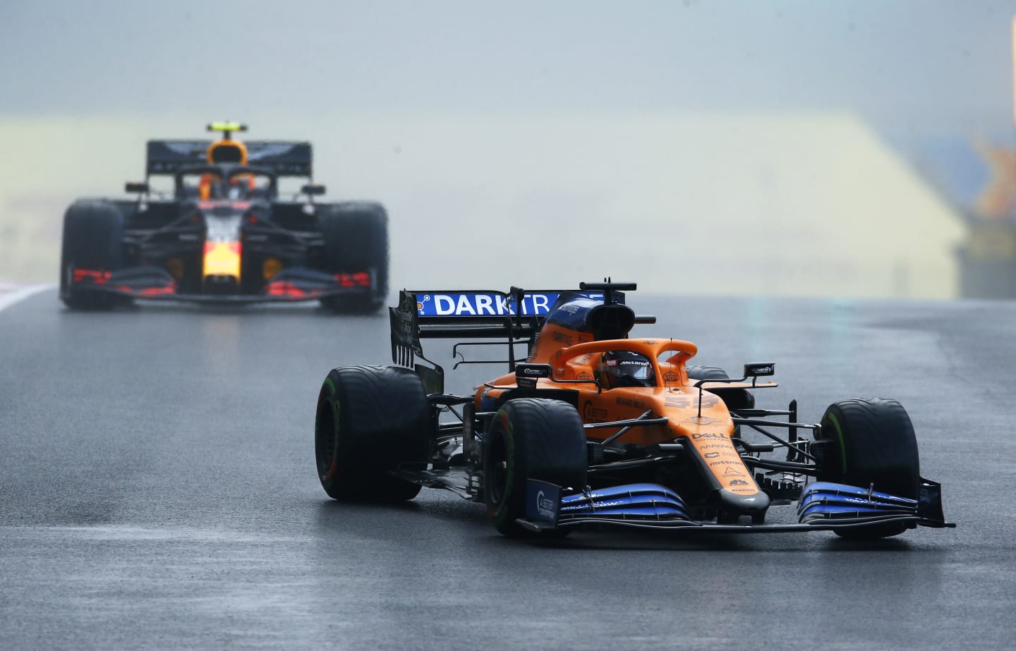 ISTANBUL, TURKEY - NOVEMBER 14: Carlos Sainz of Spain driving the (55) McLaren F1 Team MCL35