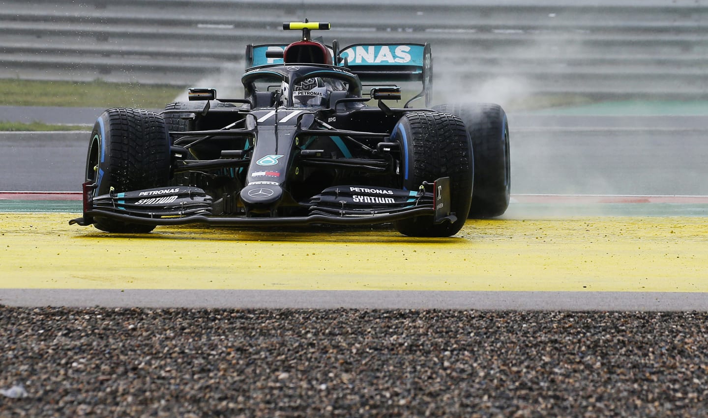 ISTANBUL, TURKEY - NOVEMBER 15: Valtteri Bottas of Finland driving the (77) Mercedes AMG Petronas