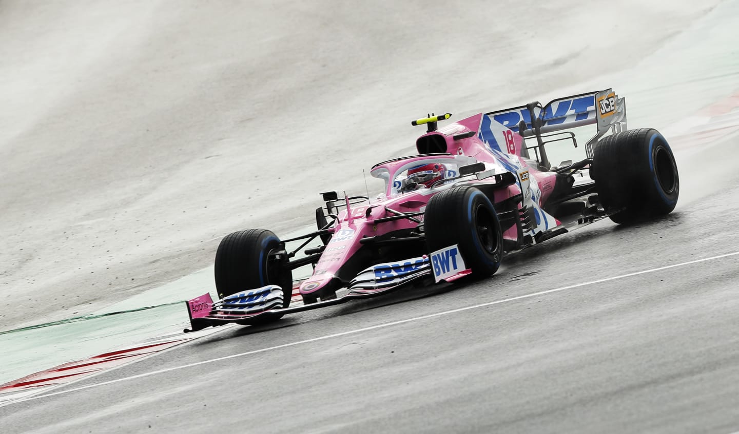 ISTANBUL, TURKEY - NOVEMBER 15: Lance Stroll of Canada driving the (18) Racing Point RP20 Mercedes