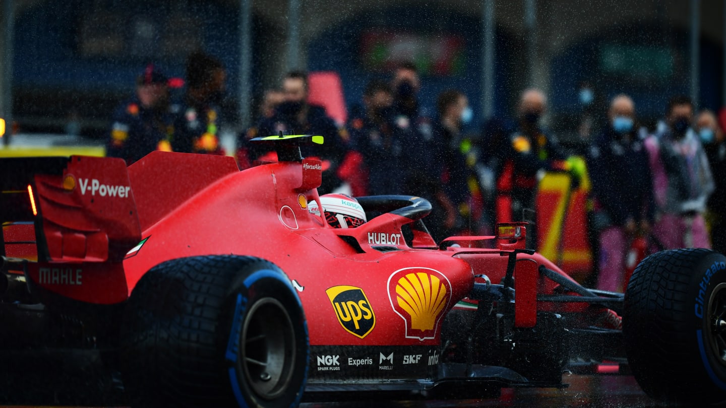 ISTANBUL, TURKEY - NOVEMBER 15: Charles Leclerc of Monaco driving the (16) Scuderia Ferrari SF1000