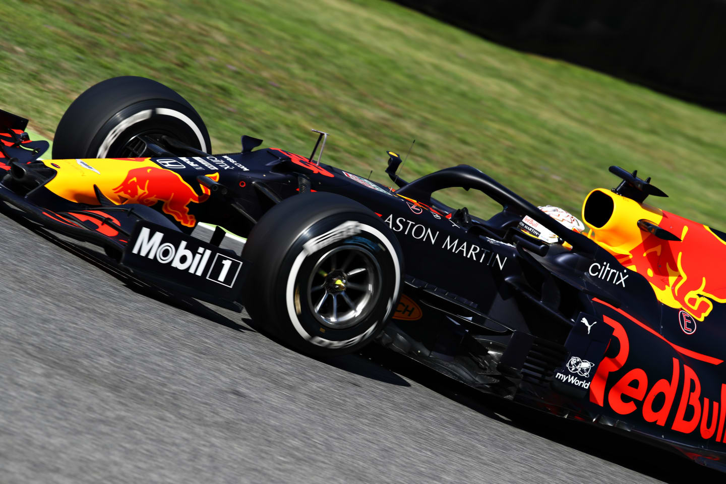 SCARPERIA, ITALY - SEPTEMBER 11: Max Verstappen of the Netherlands driving the (33) Aston Martin