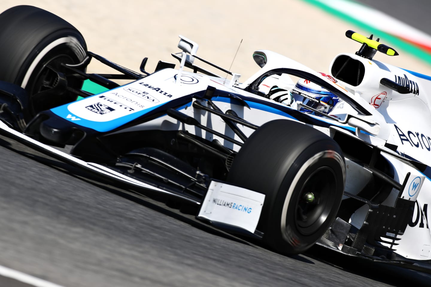 SCARPERIA, ITALY - SEPTEMBER 11: Nicholas Latifi of Canada driving the (6) Williams Racing FW43 Mercedes on track during practice ahead of the F1 Grand Prix of Tuscany at Mugello Circuit on September 11, 2020 in Scarperia, Italy. (Photo by Mark Thompson/Getty Images)