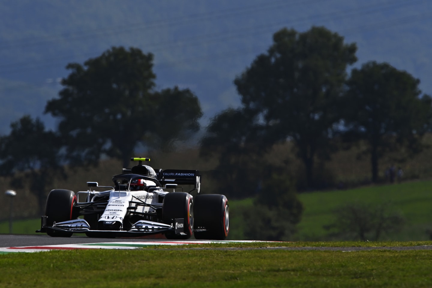 SCARPERIA, ITALY - SEPTEMBER 11: Pierre Gasly of France driving the (10) Scuderia AlphaTauri AT01