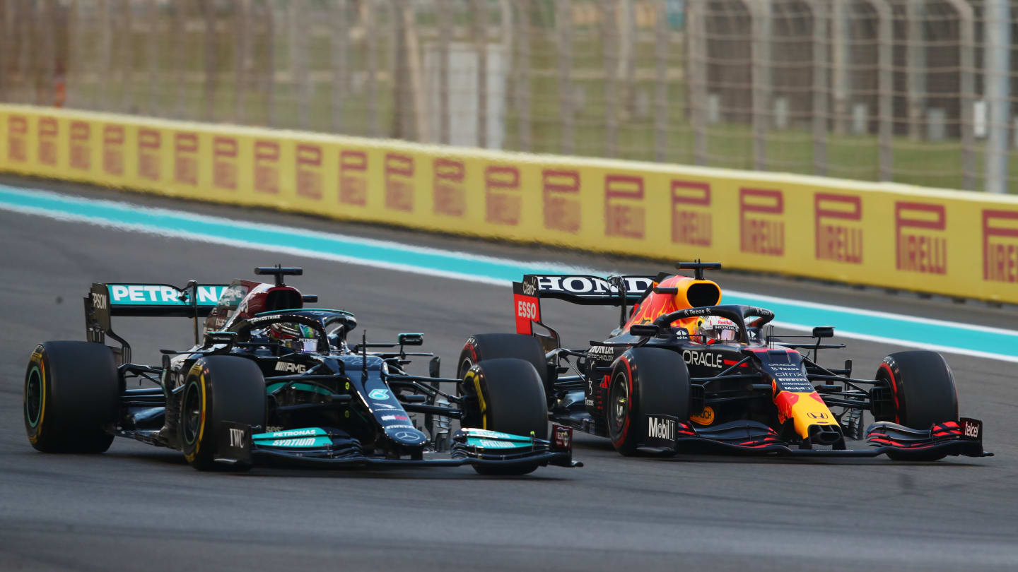 ABU DHABI, UNITED ARAB EMIRATES - DECEMBER 12: Max Verstappen of the Netherlands driving the (33)