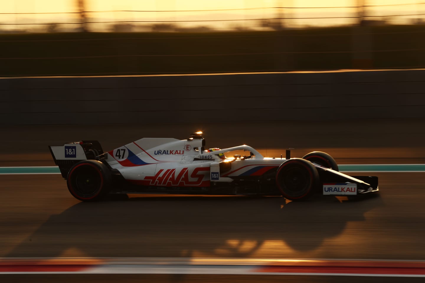 ABU DHABI, UNITED ARAB EMIRATES - DECEMBER 14: Mick Schumacher of Germany driving the (47) Haas F1