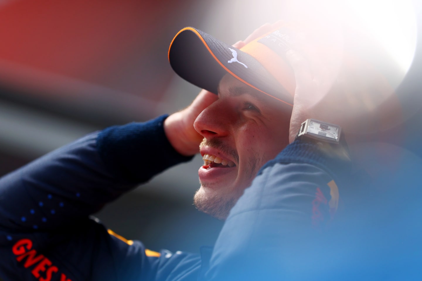 SPIELBERG, AUSTRIA - JULY 04:  Race winner Max Verstappen of Netherlands and Red Bull Racing