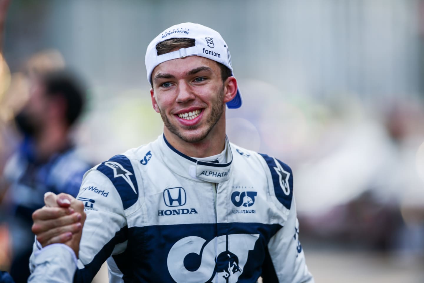 BAKU, AZERBAIJAN - JUNE 06: Pierre Gasly of Scuderia AlphaTauri and France  during the F1 Grand Prix of Azerbaijan at Baku City Circuit on June 06, 2021 in Baku, Azerbaijan. (Photo by Peter Fox/Getty Images)