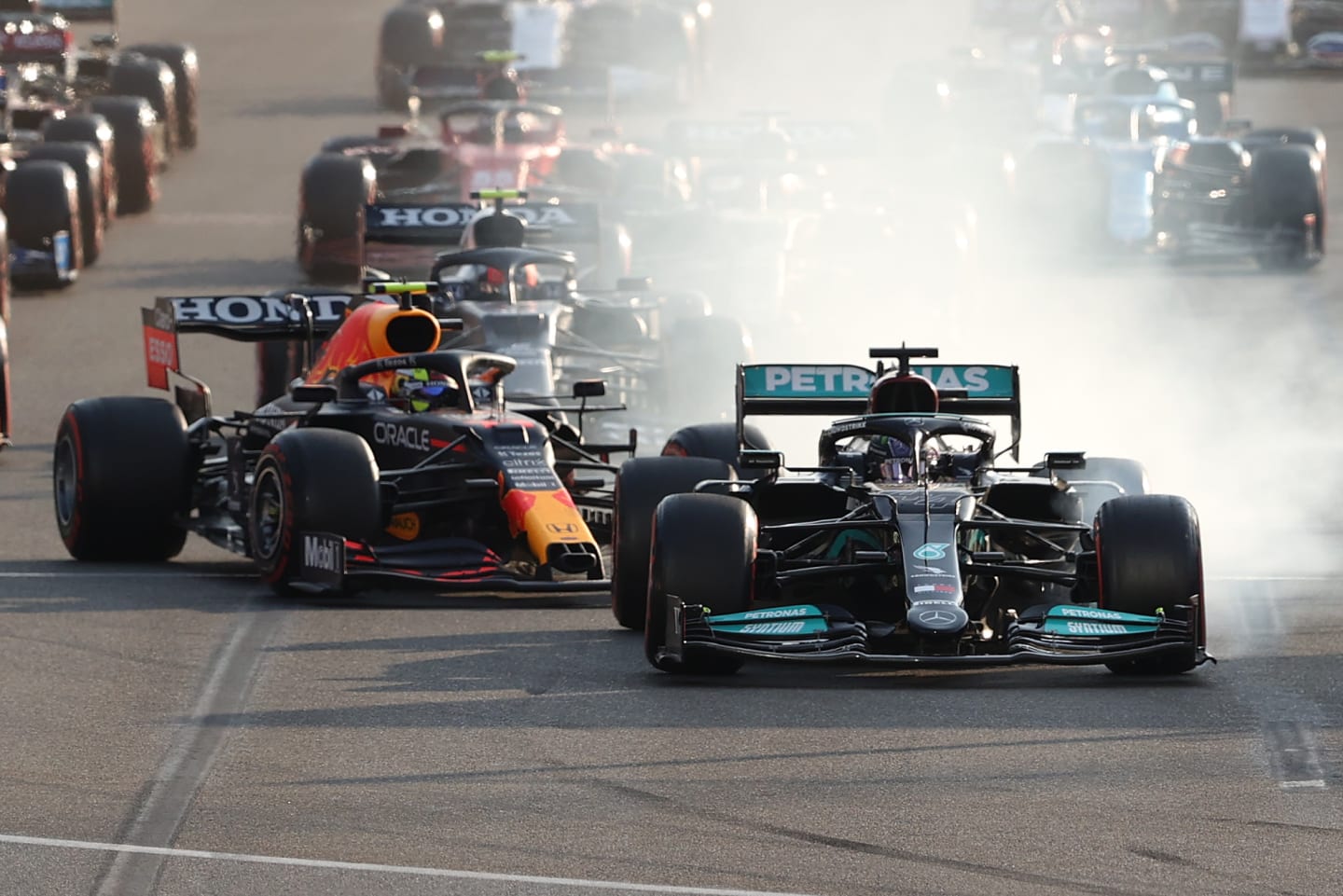 BAKU, AZERBAIJAN - JUNE 06: Lewis Hamilton of Great Britain driving the (44) Mercedes AMG Petronas