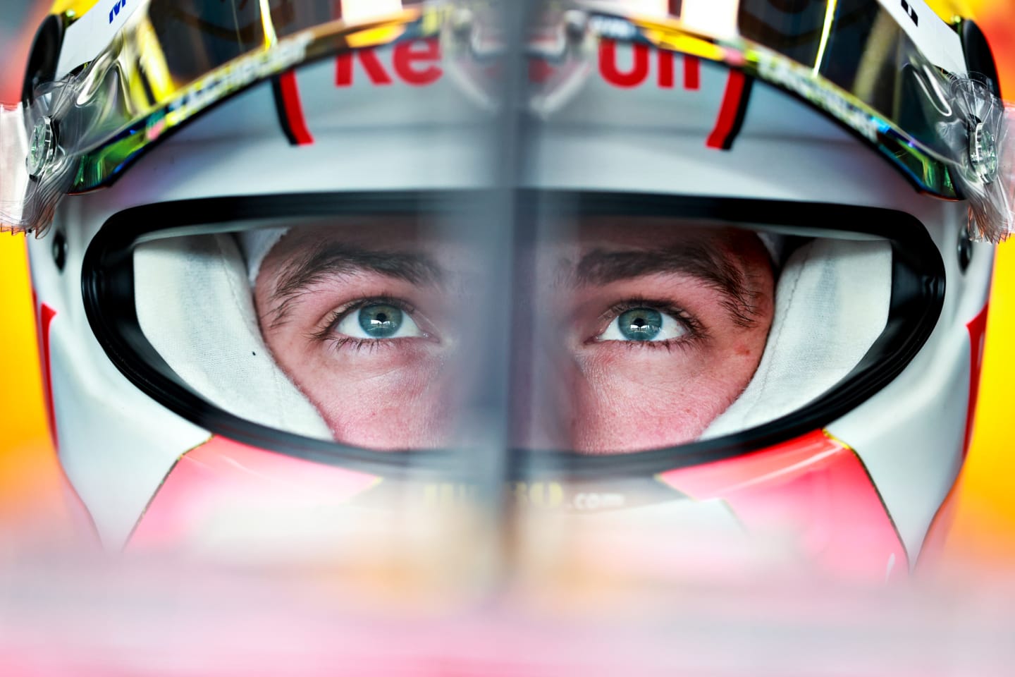 IMOLA, ITALY - APRIL 16: Max Verstappen of Netherlands and Red Bull Racing prepares to drive in the garage during practice ahead of the F1 Grand Prix of Emilia Romagna at Autodromo Enzo e Dino Ferrari on April 16, 2021 in Imola, Italy. (Photo by Mark Thompson/Getty Images)