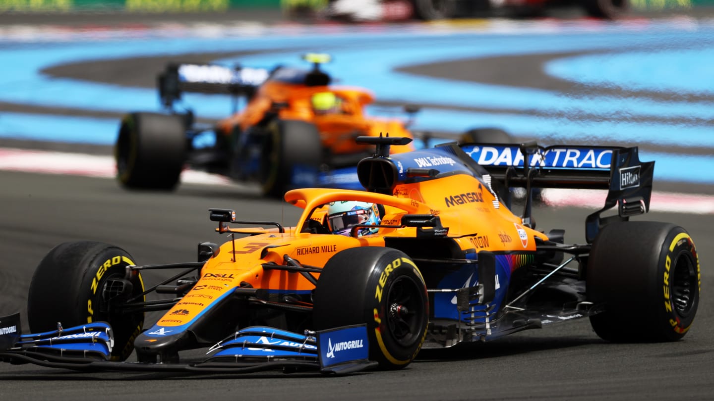 LE CASTELLET, FRANCE - JUNE 20: Daniel Ricciardo of Australia driving the (3) McLaren F1 Team