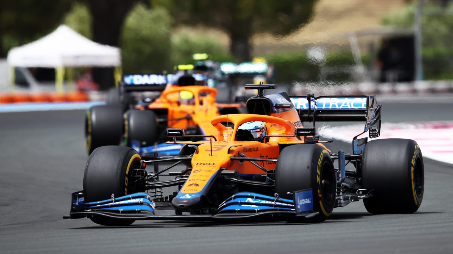 LE CASTELLET, FRANCE - JUNE 20: Daniel Ricciardo of Australia driving the (3) McLaren F1 Team