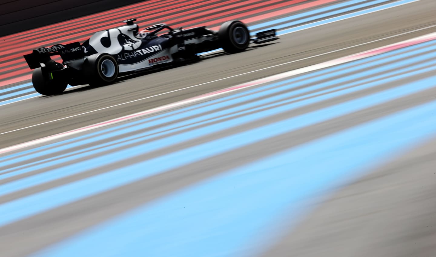 LE CASTELLET, FRANCE - JUNE 20: Yuki Tsunoda of Japan driving the (22) Scuderia AlphaTauri AT02 Honda on track during the F1 Grand Prix of France at Circuit Paul Ricard on June 20, 2021 in Le Castellet, France. (Photo by Clive Rose/Getty Images)