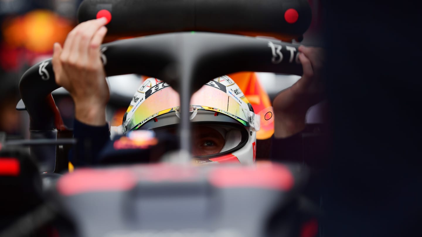 LE CASTELLET, FRANCE - JUNE 20: Max Verstappen of Netherlands and Red Bull Racing prepares to drive