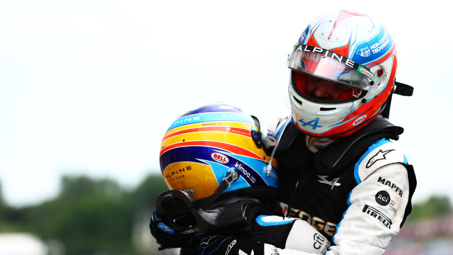 BUDAPEST, HUNGARY - AUGUST 01: Race winner Esteban Ocon of France and Alpine F1 Team and fifth