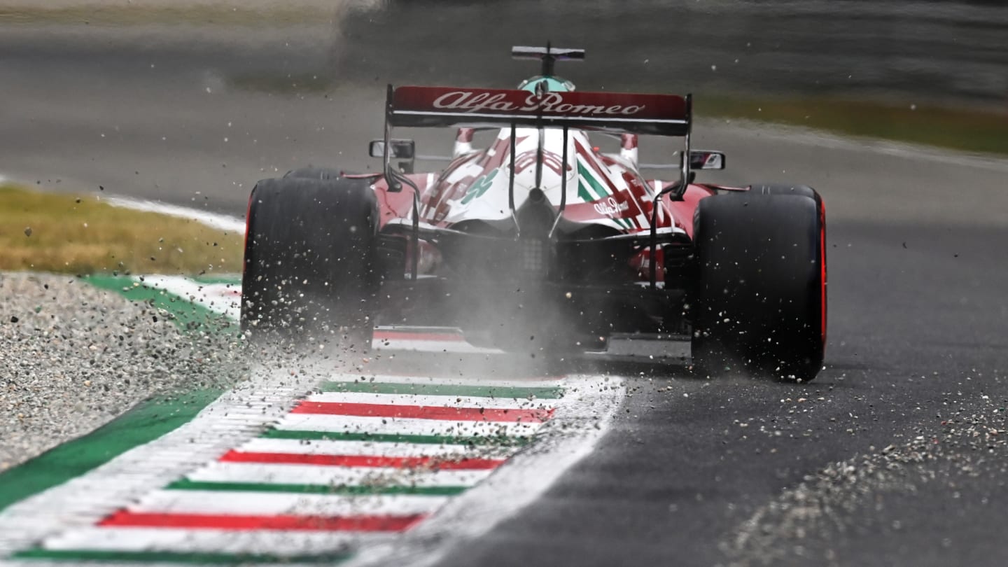 MONZA, ITALY - SEPTEMBER 10: Robert Kubica of Poland driving the (88) Alfa Romeo Racing C41 Ferrari