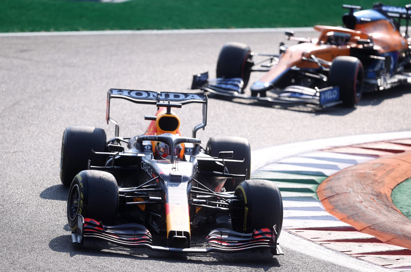 MONZA, ITALY - SEPTEMBER 11: Max Verstappen of the Netherlands driving the (33) Red Bull Racing