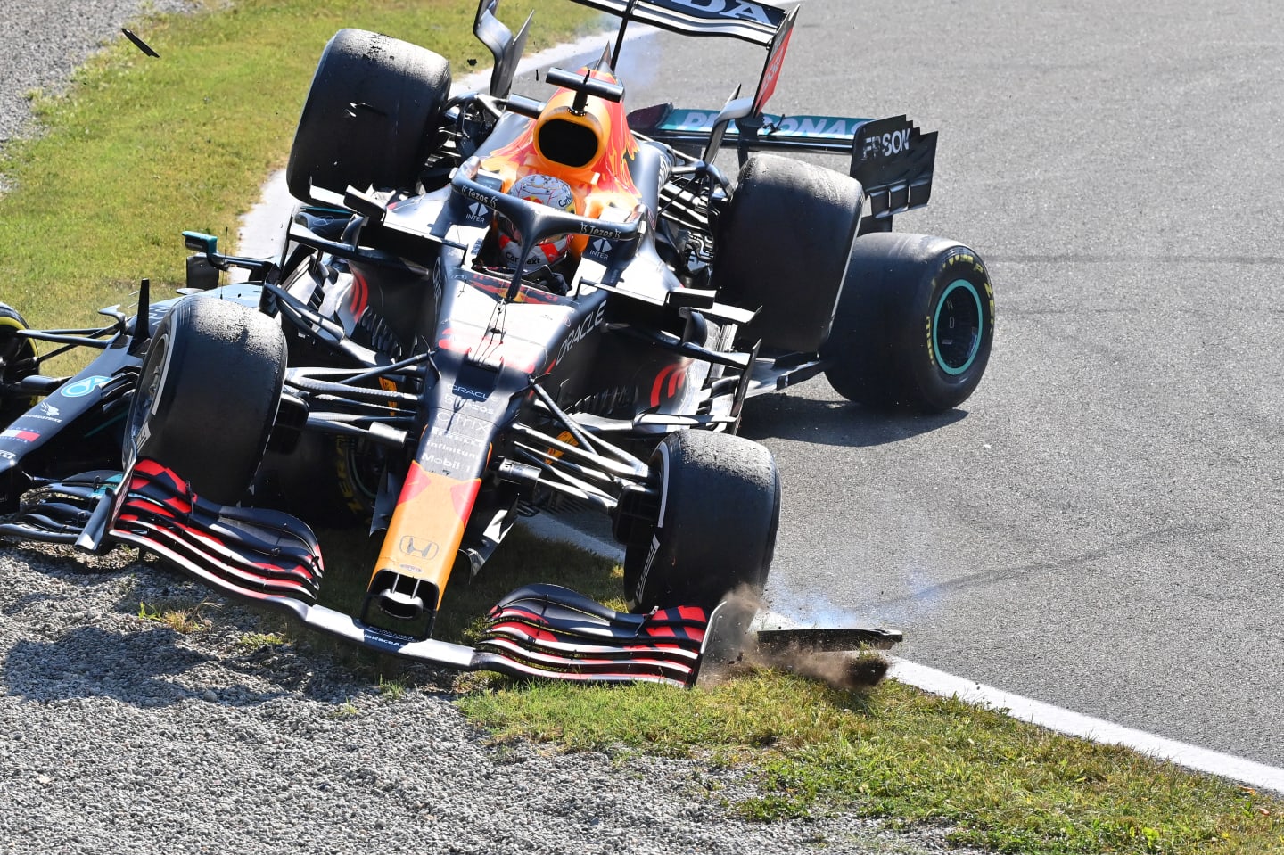 MONZA, ITALY - SEPTEMBER 12: Max Verstappen of the Netherlands driving the (33) Red Bull Racing