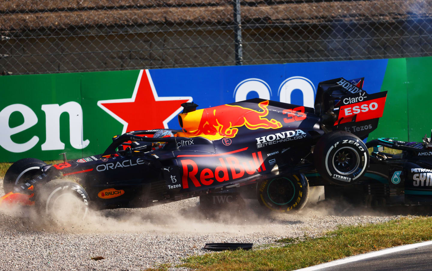 MONZA, ITALY - SEPTEMBER 12:  Max Verstappen of the Netherlands and Red Bull Racing and Lewis
