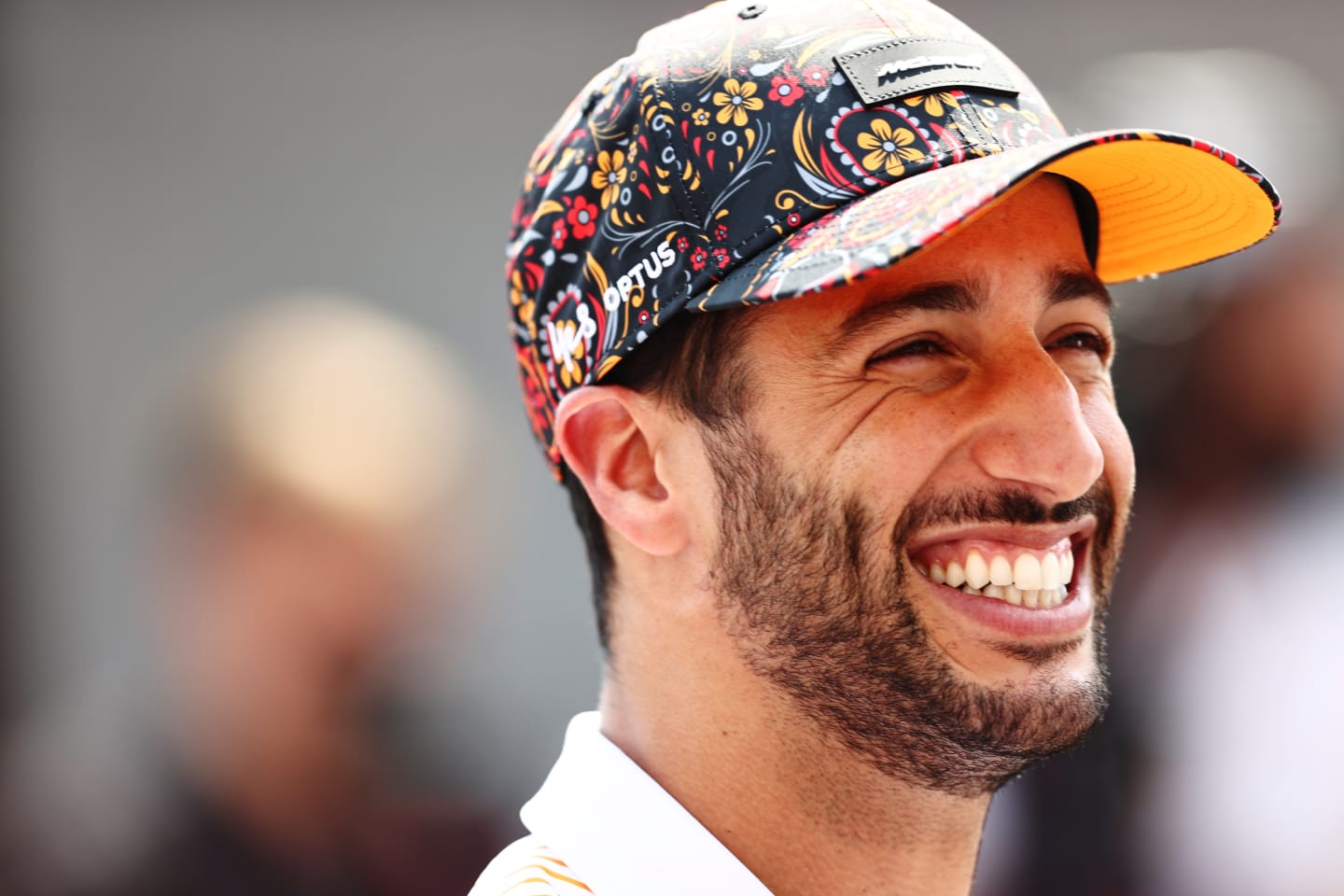 MEXICO CITY, MEXICO - NOVEMBER 04: Daniel Ricciardo of Australia and McLaren F1 looks on in the