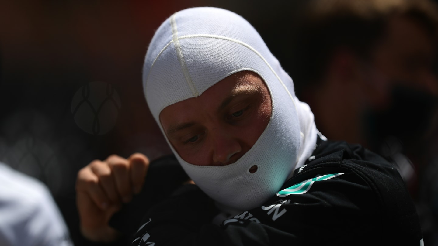 MONTE-CARLO, MONACO - MAY 23: Valtteri Bottas of Finland and Mercedes GP prepares to drive during