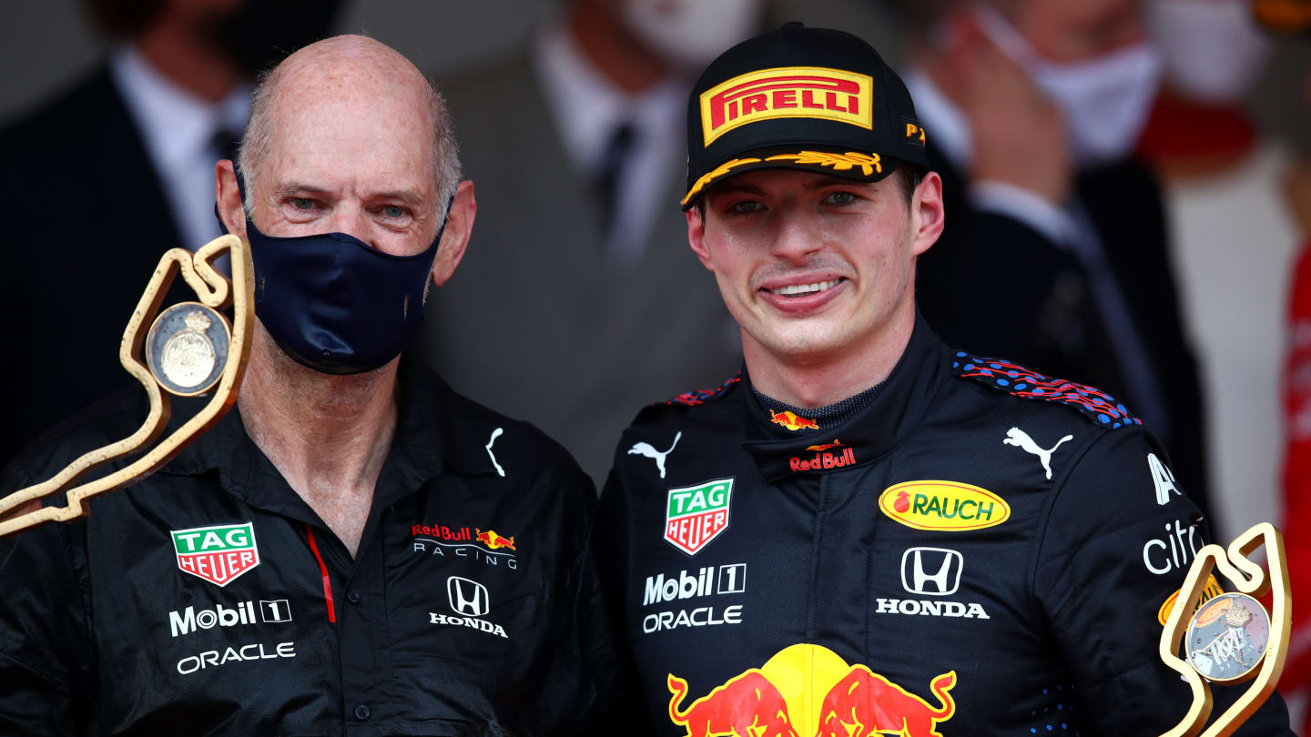MONTE-CARLO, MONACO - MAY 23: Race winner Max Verstappen of Netherlands and Red Bull Racing and