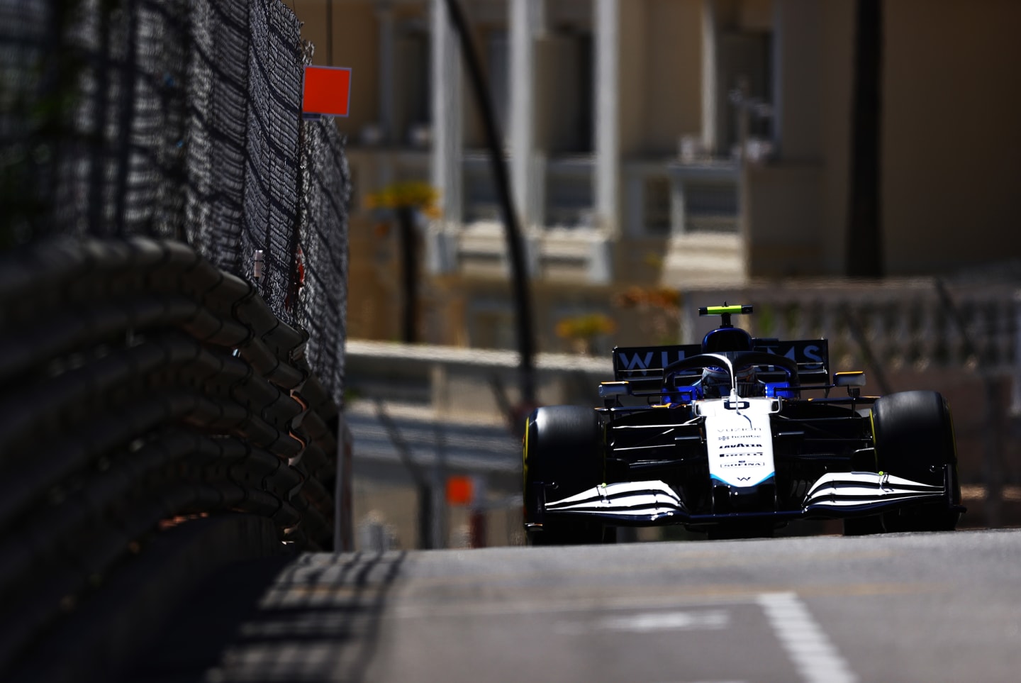 MONTE-CARLO, MONACO - MAY 20: Nicholas Latifi of Canada driving the (6) Williams Racing FW43B Mercedes on track during practice ahead of the F1 Grand Prix of Monaco at Circuit de Monaco on May 20, 2021 in Monte-Carlo, Monaco. (Photo by Bryn Lennon/Getty Images)