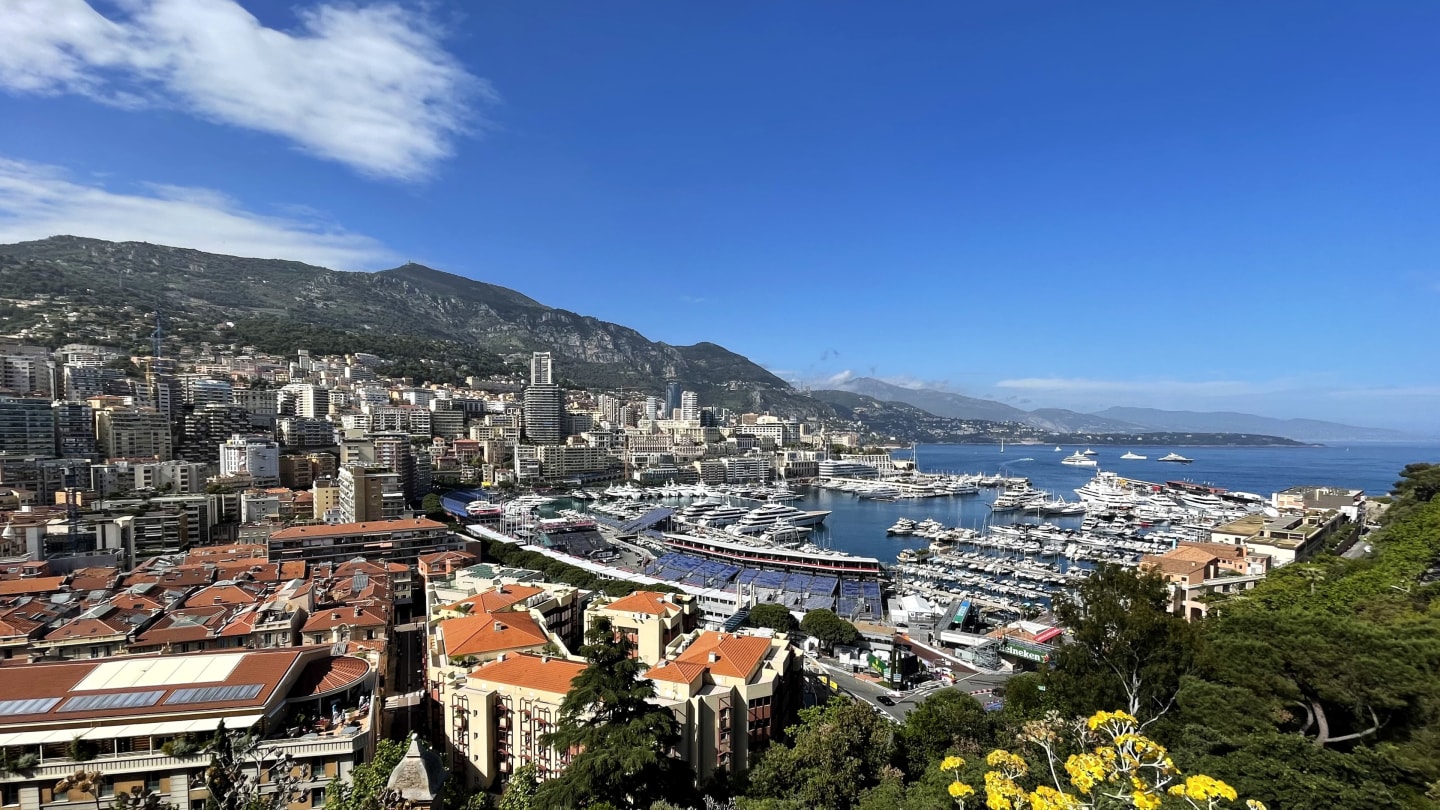 MONTE-CARLO, MONACO - MAY 19: (EDITORS NOTE: Image was created with a smartphone.) A general view