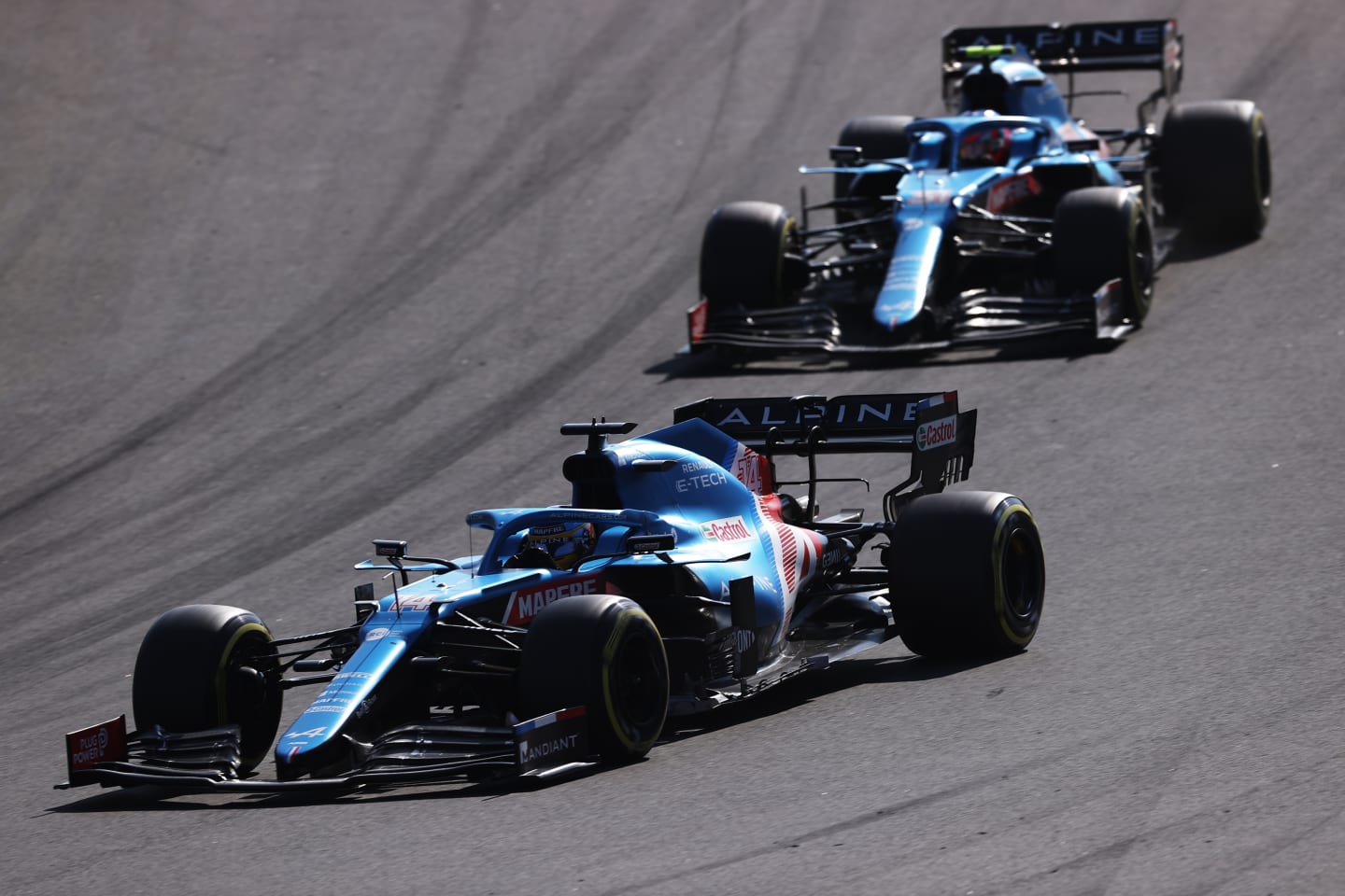 ZANDVOORT, NETHERLANDS - SEPTEMBER 05: Fernando Alonso of Spain driving the (14) Alpine A521