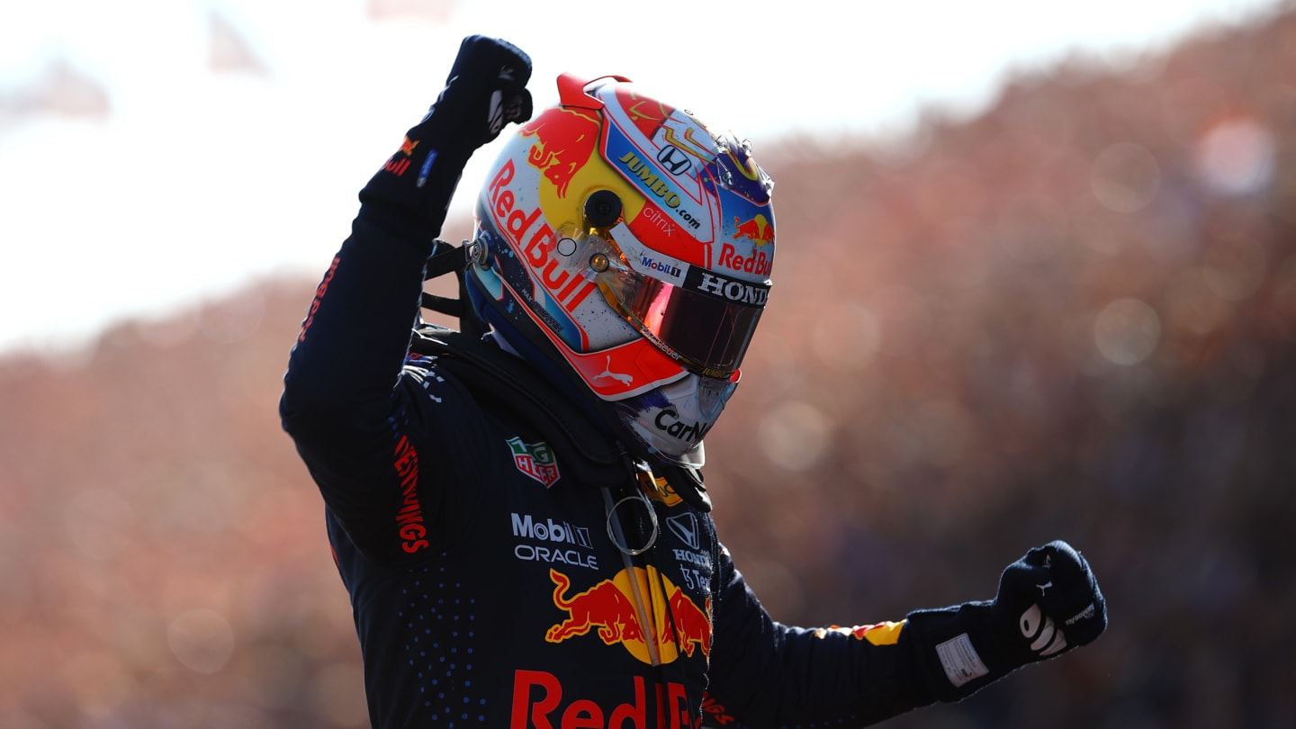 ZANDVOORT, NETHERLANDS - SEPTEMBER 05: Race winner Max Verstappen of Netherlands and Red Bull