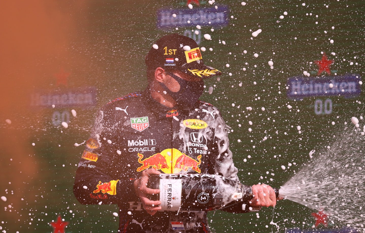 ZANDVOORT, NETHERLANDS - SEPTEMBER 05: Race winner Max Verstappen of Netherlands and Red Bull