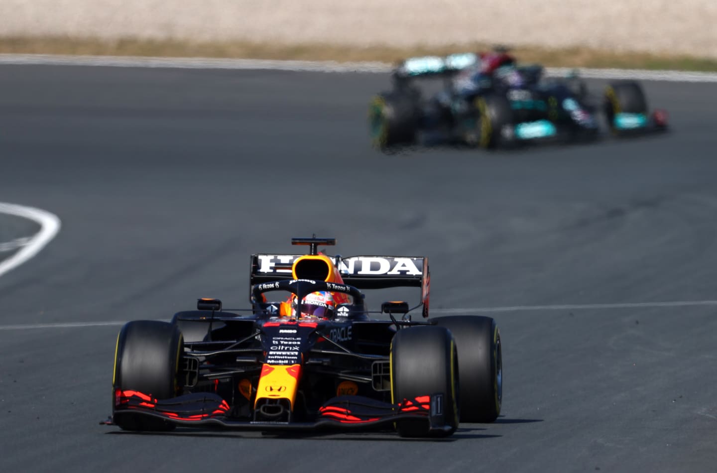 ZANDVOORT, NETHERLANDS - SEPTEMBER 05: Max Verstappen of the Netherlands driving the (33) Red Bull