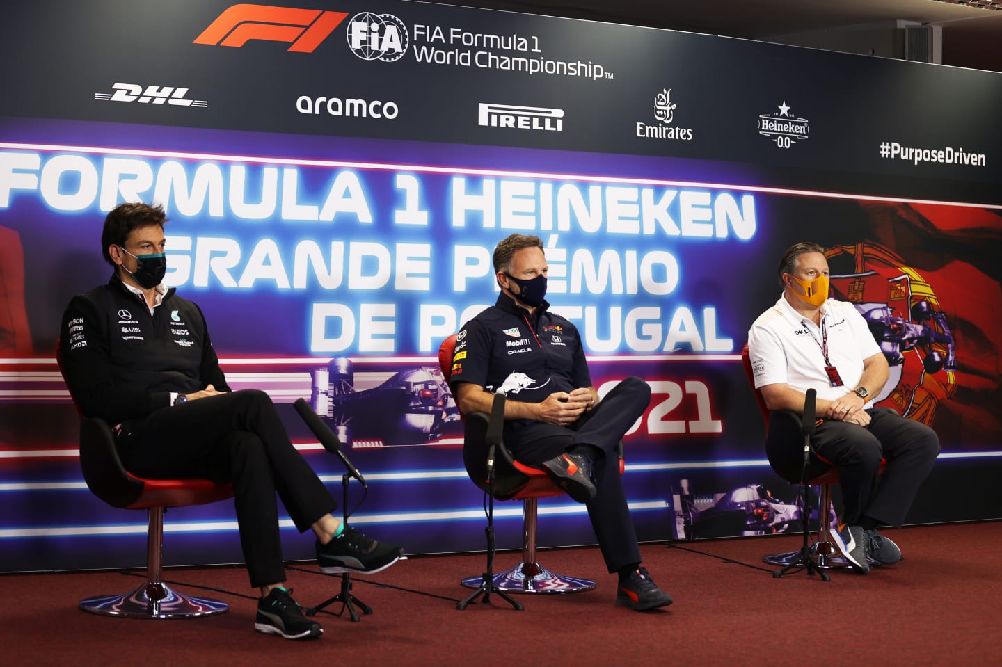 PORTIMAO, PORTUGAL - APRIL 30: Mercedes GP Executive Director Toto Wolff, Red Bull Racing Team