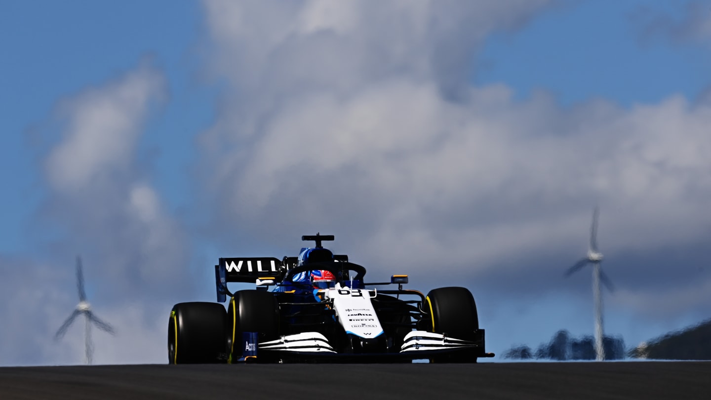 PORTIMAO, PORTUGAL - APRIL 30: George Russell of Great Britain driving the (63) Williams Racing