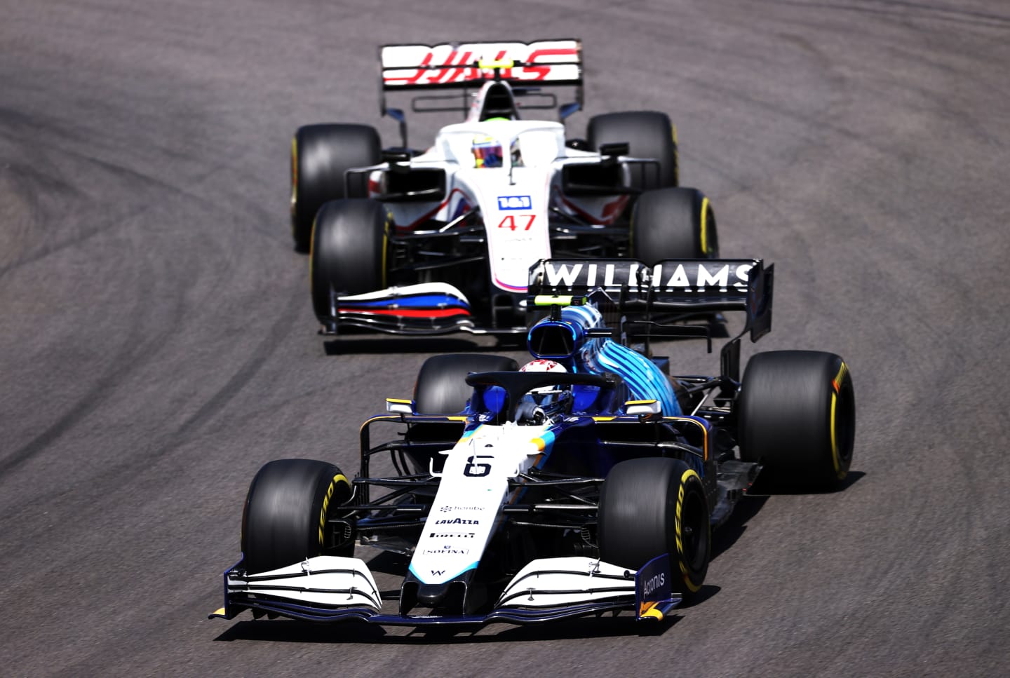PORTIMAO, PORTUGAL - MAY 02: Nicholas Latifi of Canada driving the (6) Williams Racing FW43B