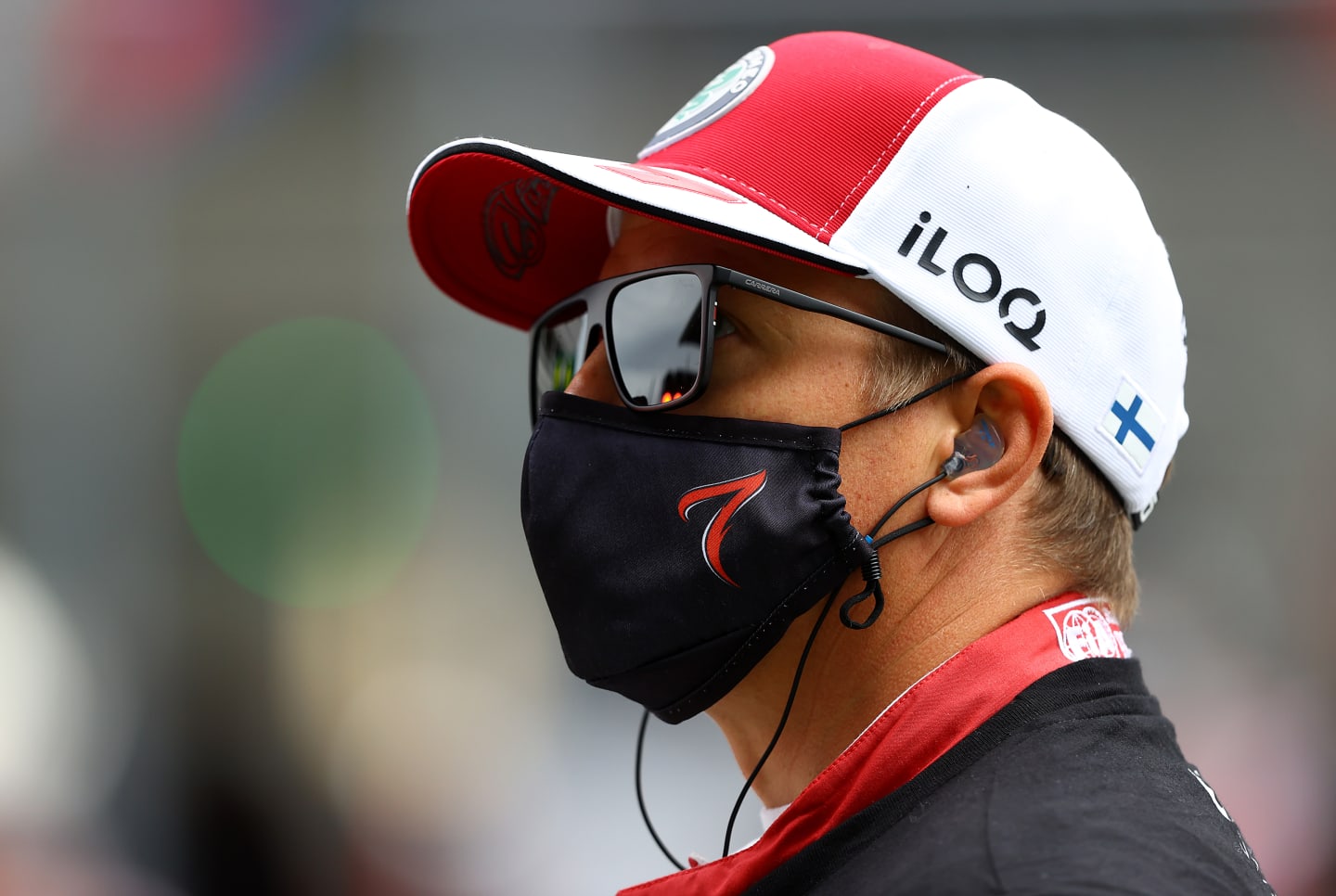 SOCHI, RUSSIA - SEPTEMBER 26: Kimi Raikkonen of Finland and Alfa Romeo Racing prepares to drive on