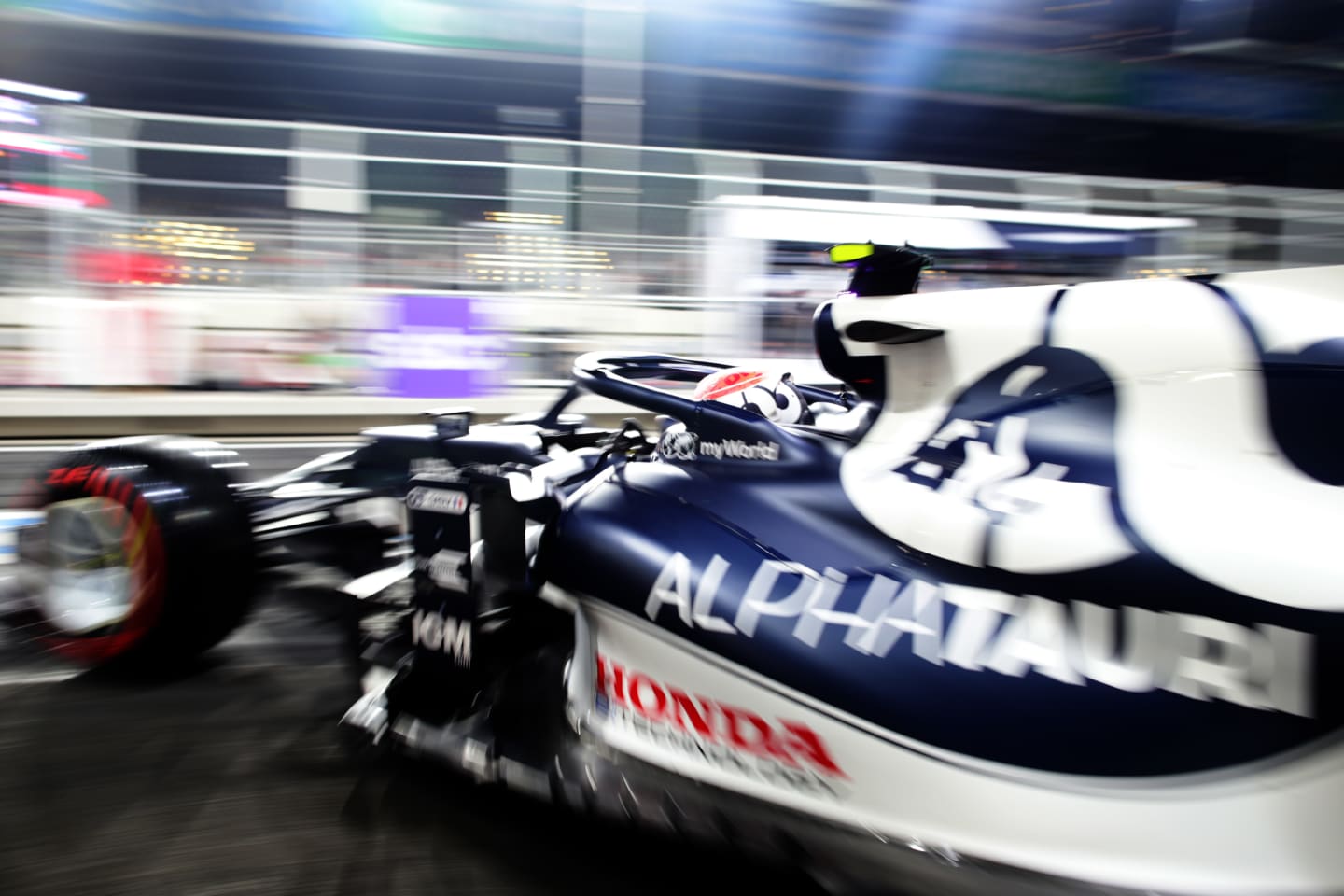 JEDDAH, SAUDI ARABIA - DECEMBER 04: Pierre Gasly of France driving the (10) Scuderia AlphaTauri