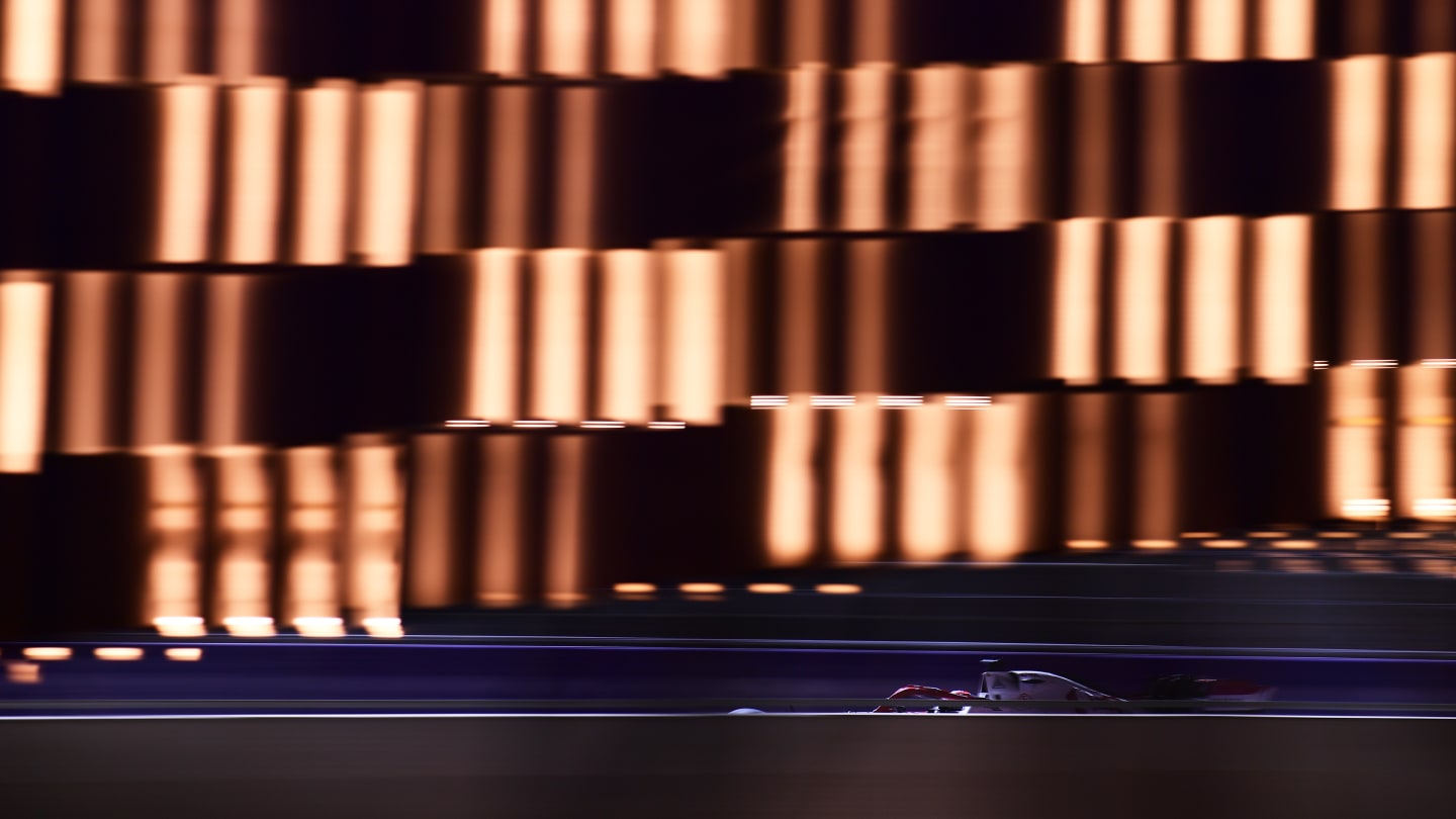 JEDDAH, SAUDI ARABIA - DECEMBER 04: Kimi Raikkonen of Finland driving the (7) Alfa Romeo Racing C41 Ferrari during qualifying ahead of the F1 Grand Prix of Saudi Arabia at Jeddah Corniche Circuit on December 04, 2021 in Jeddah, Saudi Arabia. (Photo by Mario Renzi - Formula 1/Formula 1 via Getty Images)