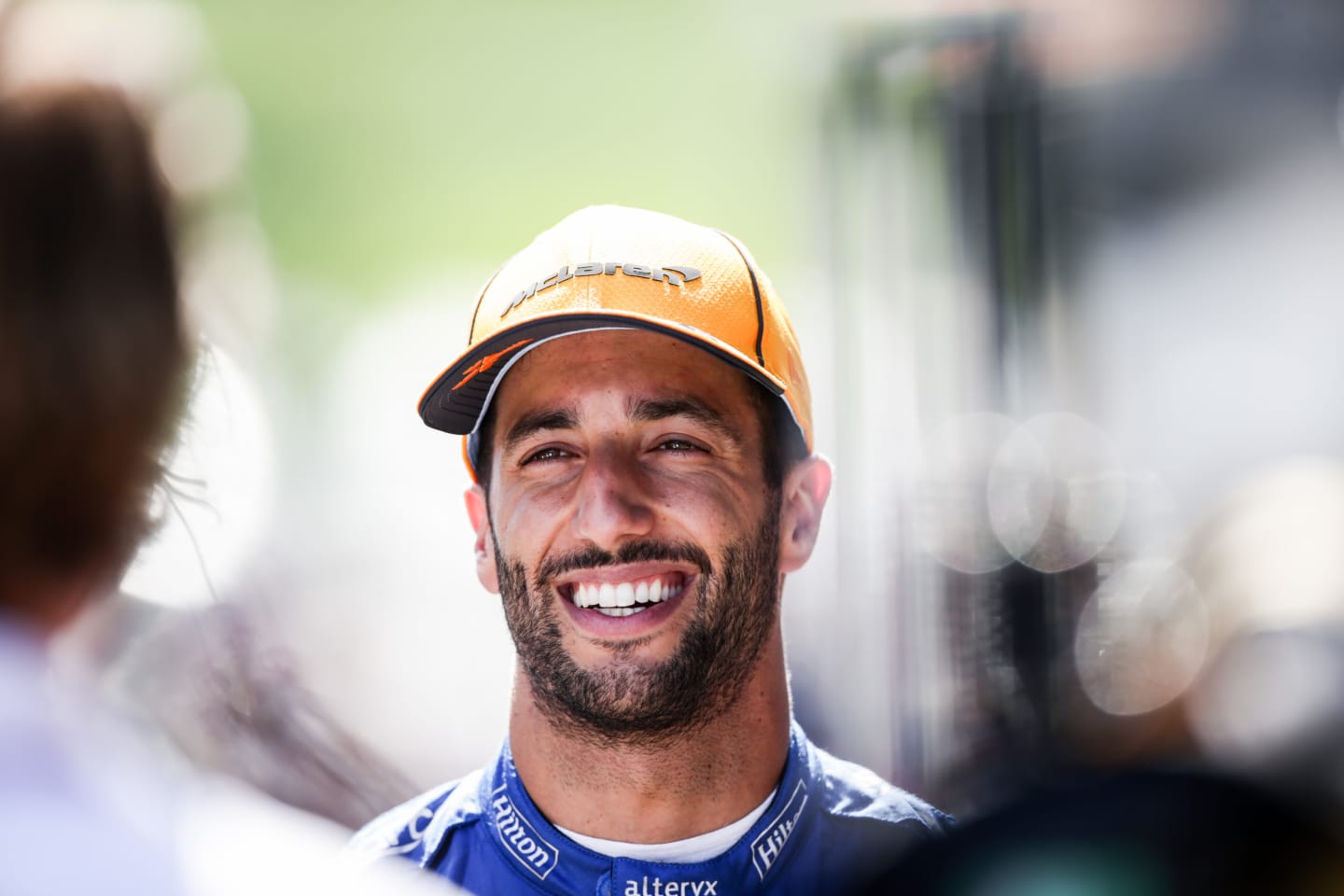 SPIELBERG, AUSTRIA - JUNE 26: Daniel Ricciardo of Australia and McLaren  qualifying ahead of the F1 Grand Prix of Styria at Red Bull Ring on June 26, 2021 in Spielberg, Austria. (Photo by Peter Fox/Getty Images)