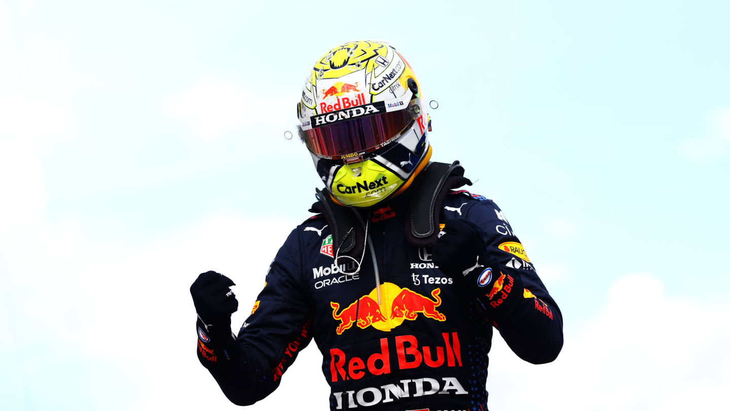 SPIELBERG, AUSTRIA - JUNE 27: Race winner Max Verstappen of Netherlands and Red Bull Racing